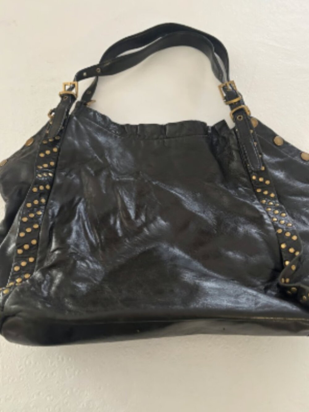 Kooba Black Leather Large Handbag